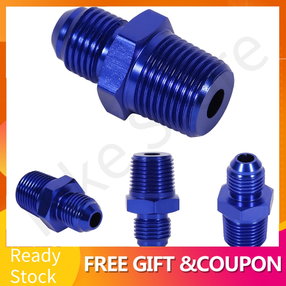 [Ready Stock] Male Flare AN6 To 3/8" NPT Straight Fuel Oil Fitting