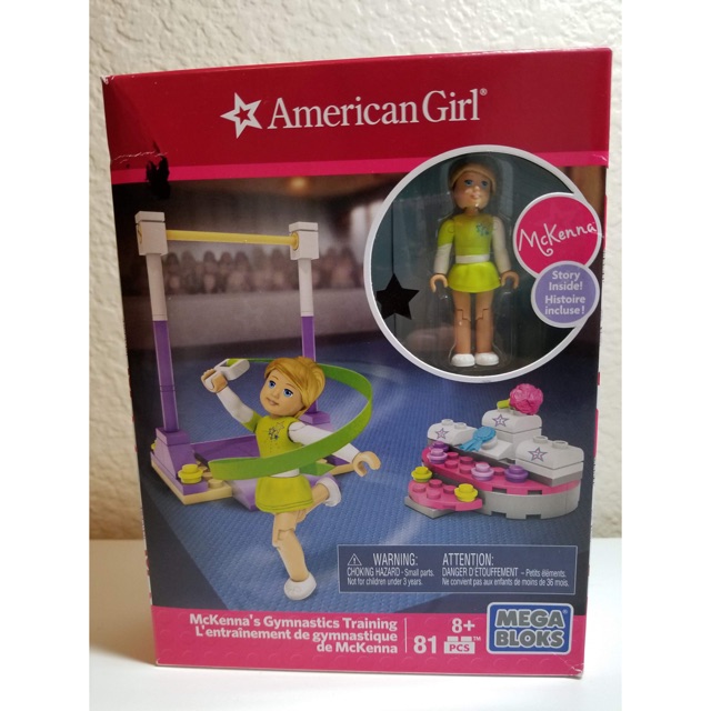 mega bloks american girl mckenna's gymnastics training