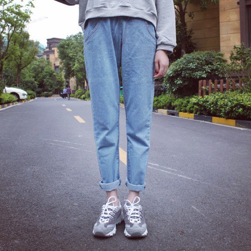 long boyfriend jeans