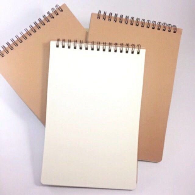 Spiral Kraft Steno Blank Notebook A5 Shopee Philippines