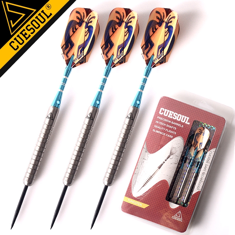 CUESOUL 3pcs 26g Tungsten Dart Pin Steel Tips Barrel Darts Aluminum