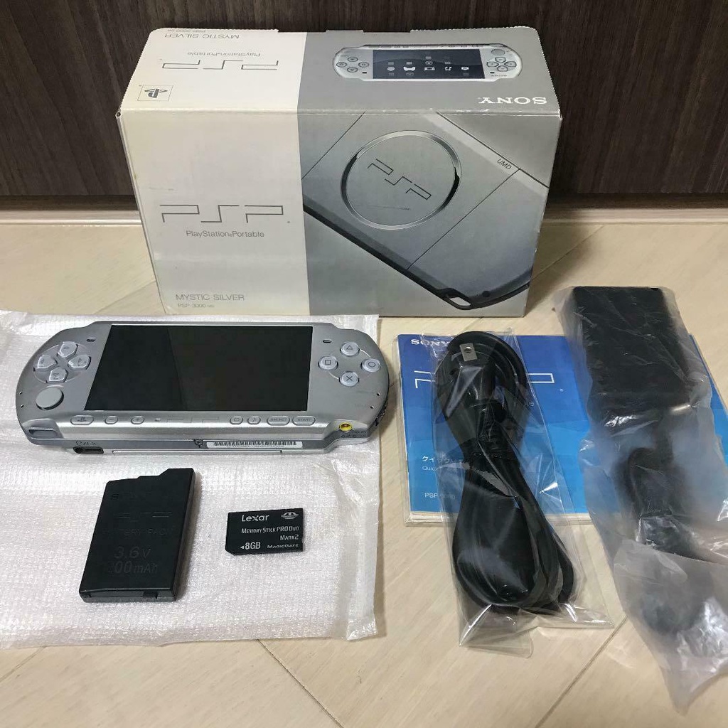 PSP-3000 MS MYSTIC SILVER SONY Console | Shopee Philippines