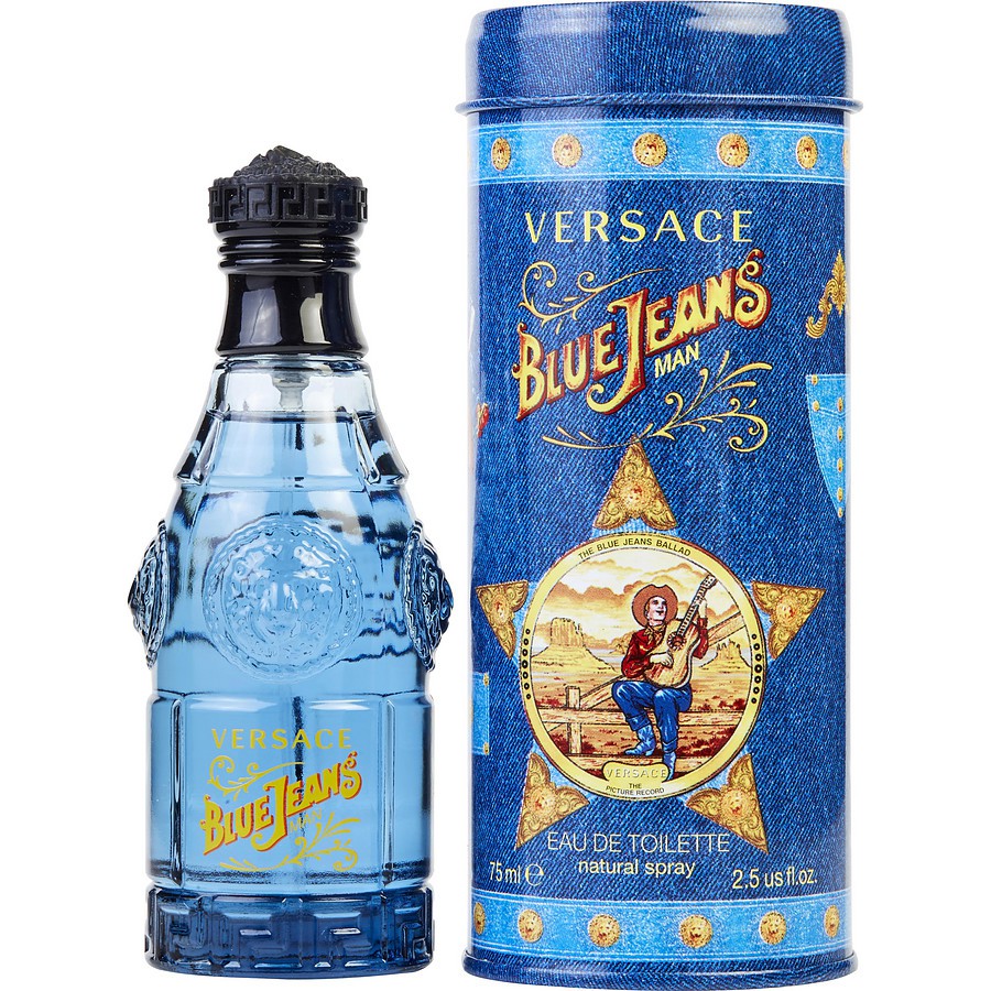 versace blue jeans eau de toilette spray 75ml