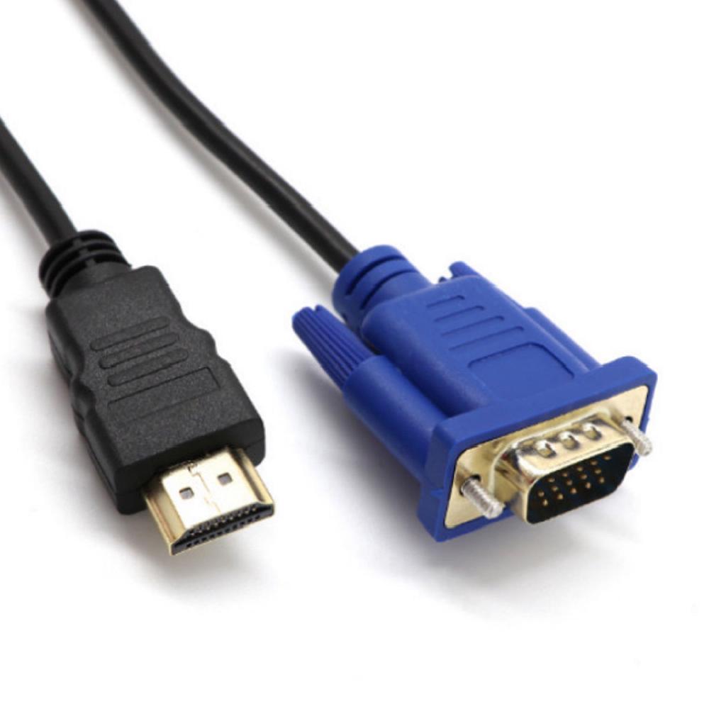 1.5m HDMI to VGA Cable HD-15 D-SUB Video Adapter HDMI Cables | Shopee ...