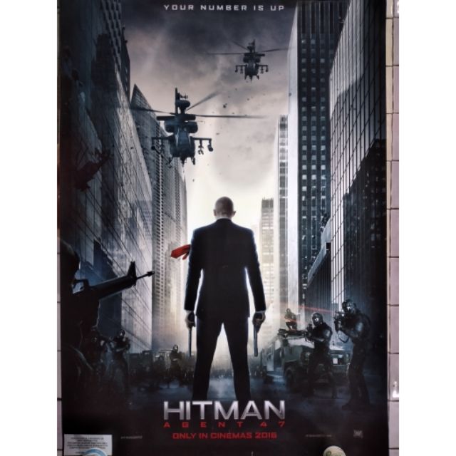 Hitman Agent 47 Original Movie Poster Shopee Philippines