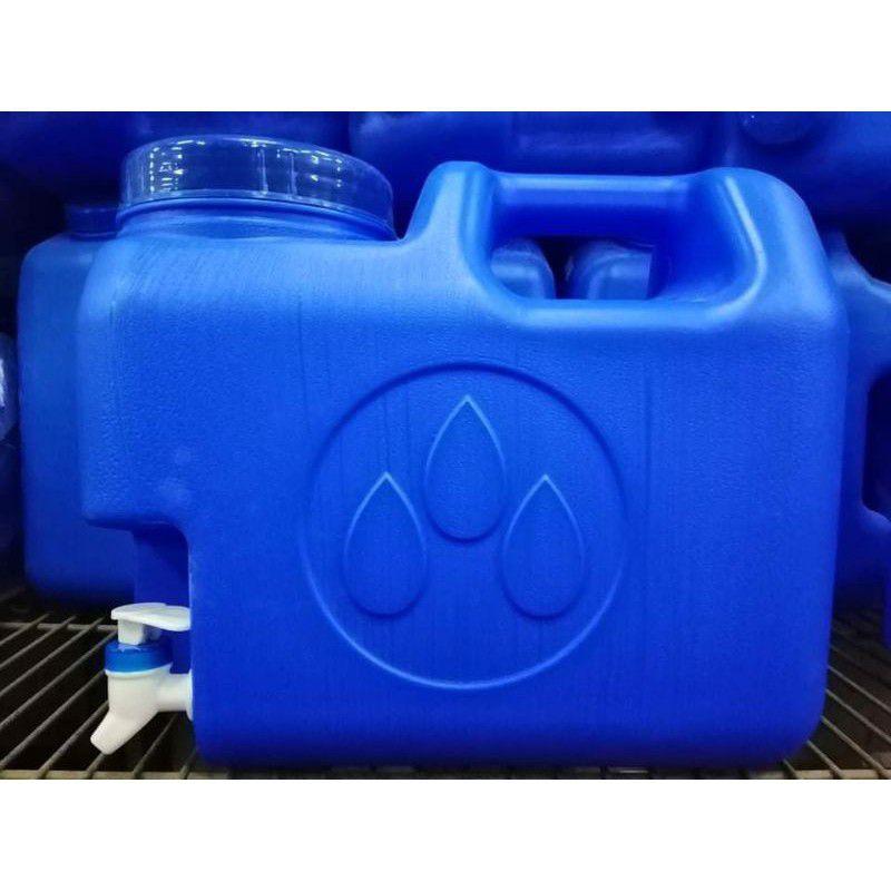 10 Liter Slim Gallon with Faucet ( Mineral Water Container) Shopee