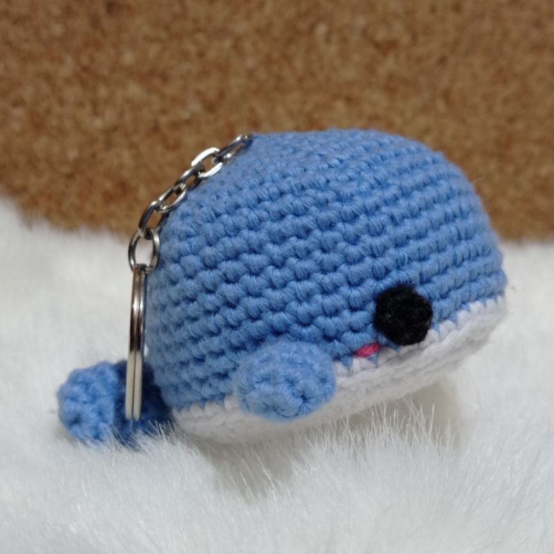 Crochet Whale Keychain Extraordinary Attorney Woo inpired Whale
