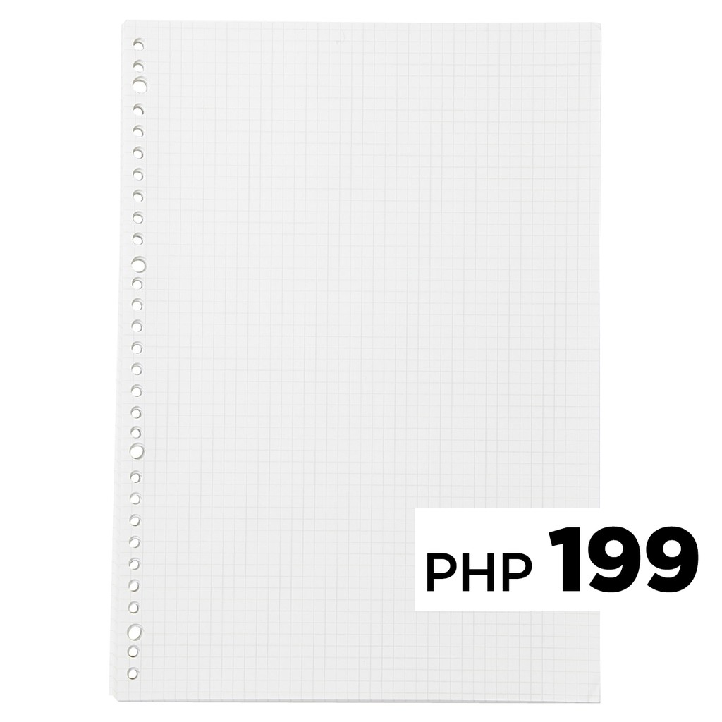 muji grid loose leaf a4 shopee philippines