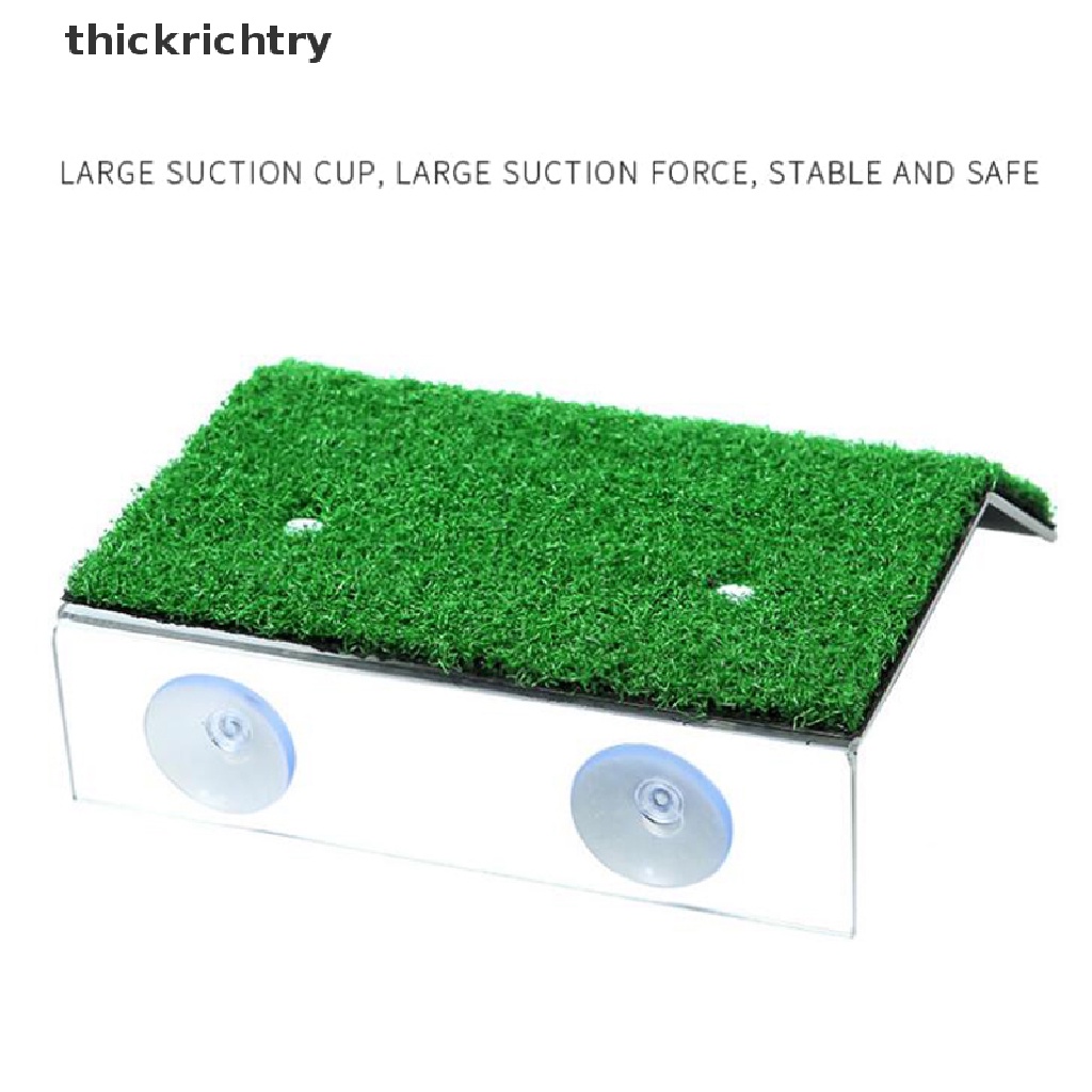 RICHTRY Turtle Basking Drying Platform Suction Cup Tortoise Climbing for Fish Tank .