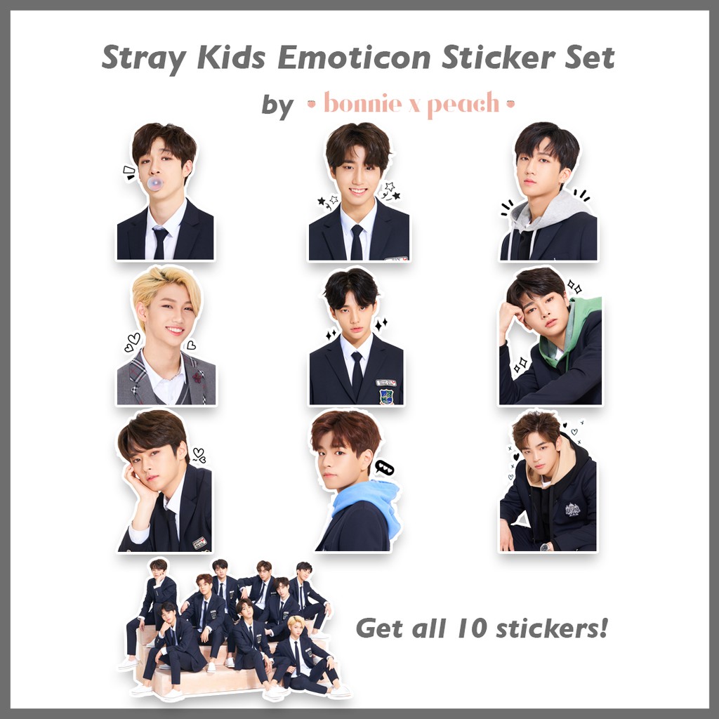 stray kids emoticon sticker set shopee philippines