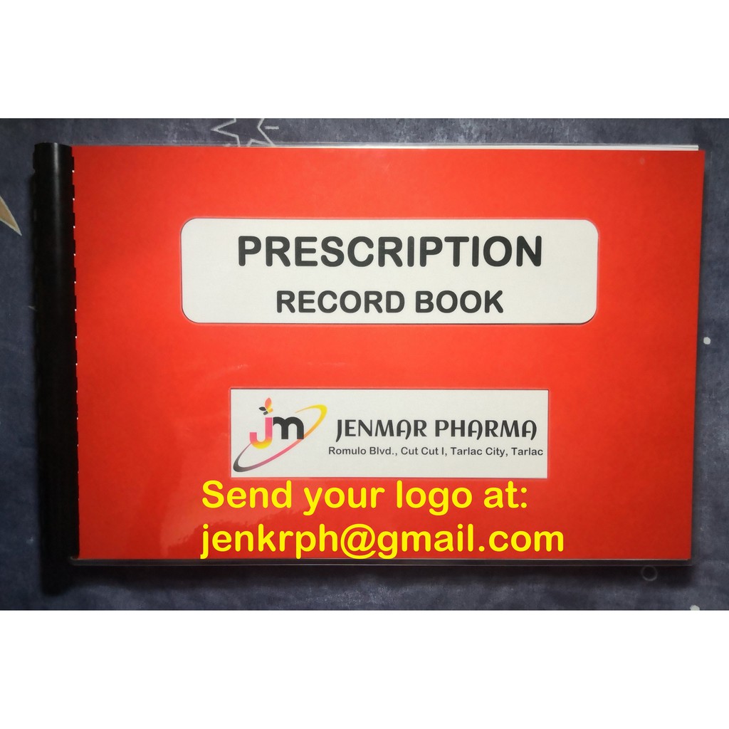 Prescription Book for Drugstores (WITH LOGO LAMINATED or WITHOUT LOGO ...