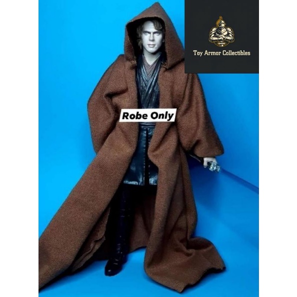 Robe for 1/6 scale 12" action figure man.Star Wars Hasbro Jedi 