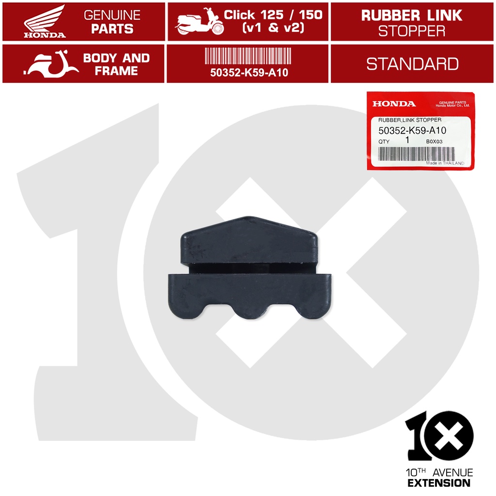 10thX HONDA Genuine Rubber Link Stopper Part No.50352K59A10 for Click