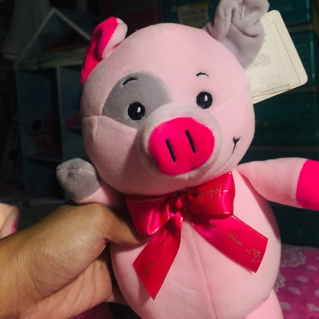 blue magic pig stuff toy