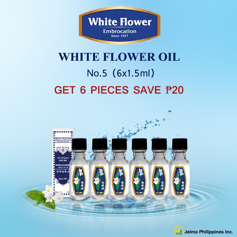 White Flower Oil No. 5  (6 x 1.5 mL)