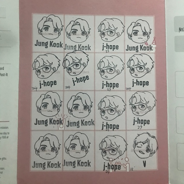 Stamped House Of Bts Bingo Cards Shopee Philippines