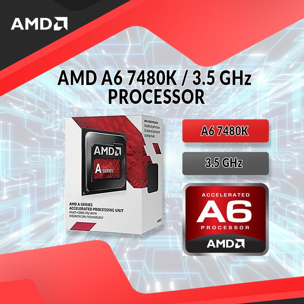 AMD APU A67400k CPU Processor DualCore Socket FM2 1MB/65W Cache With