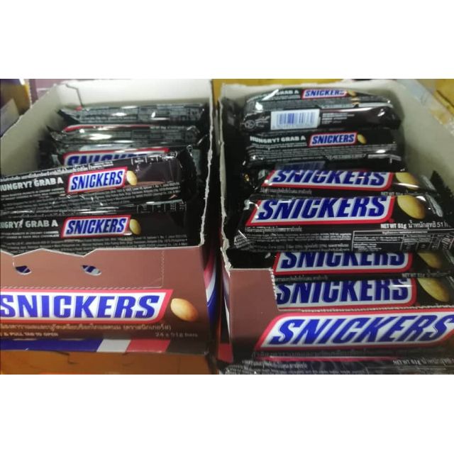 SNICKERS CHOCOLATE BAR 1 BOX 150 php. | Shopee Philippines