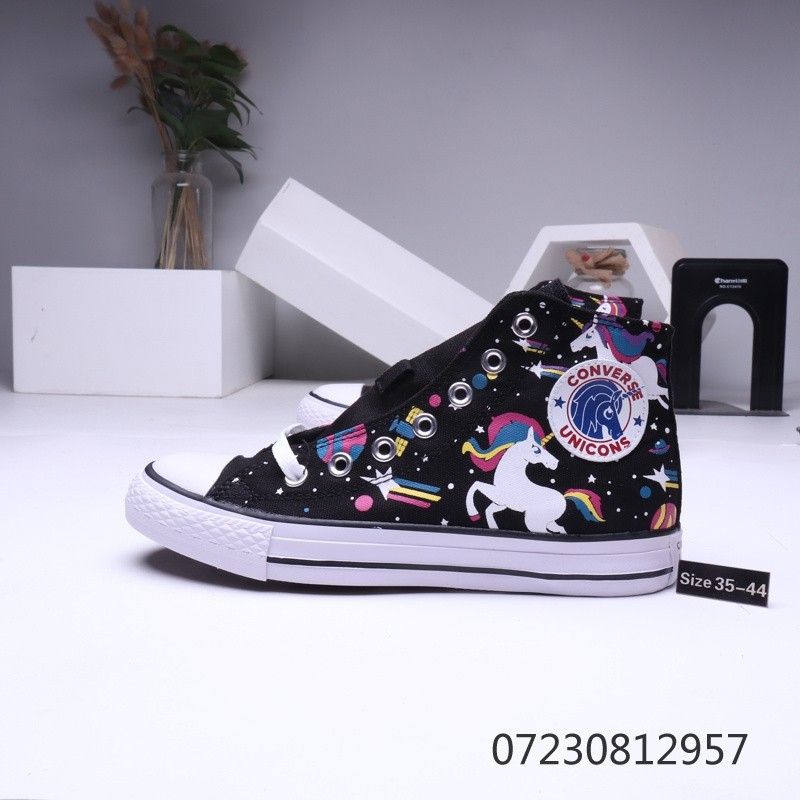 black unicorn converse