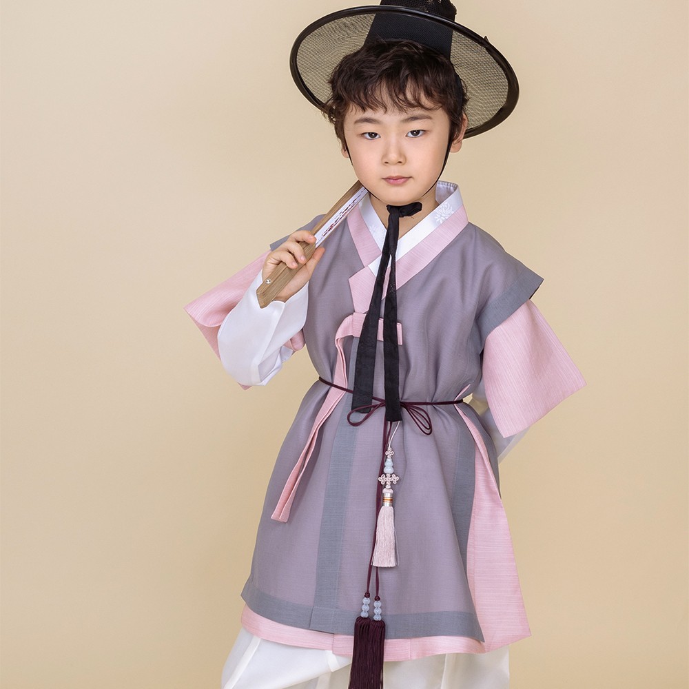 Hanbok Man Male Korea Traditional Clothes Set Blue Hanbok One Size M ...