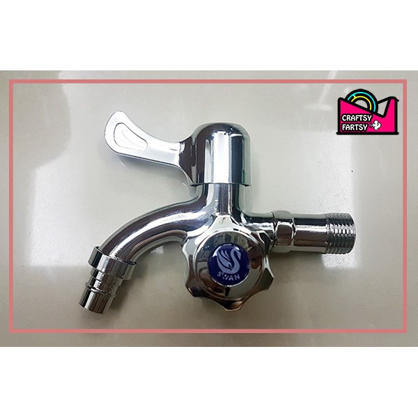 double head faucet