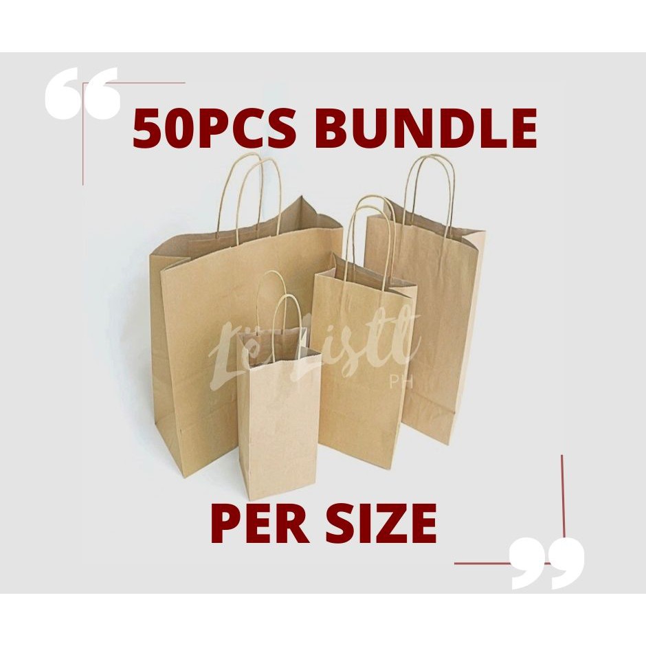 Brown Paper Bags With Handles Patek Packaging Buy Now, 57% OFF