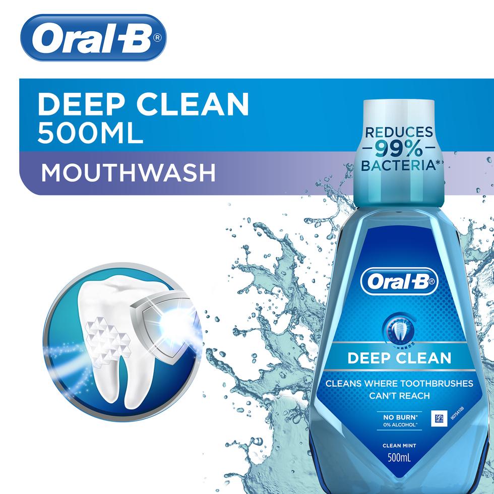 Oral B Mouthwash Deep Clean 500ml Shopee Philippines