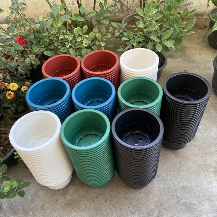 Set of 12 Pcs 6.5*4"Pots Flower Pots Small round Garden Vertical Pot