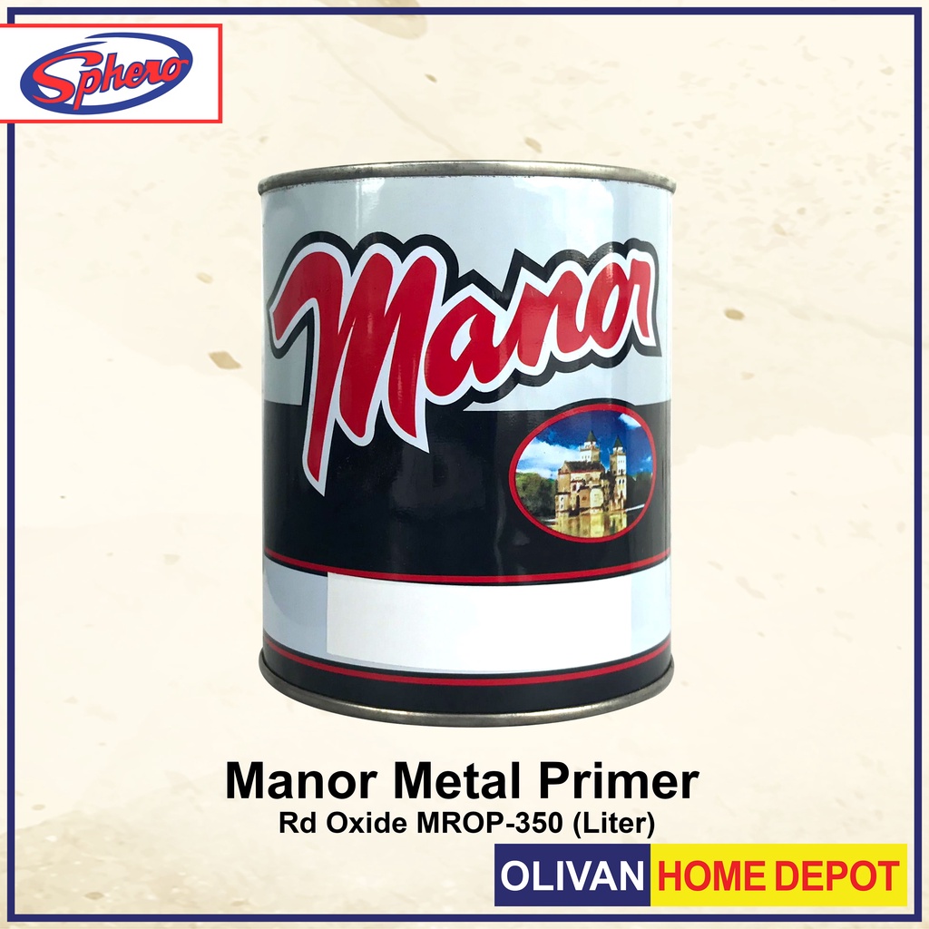 SPHERO Manor Red Oxide Primer / Metal Primer MROP350 (1 Liter