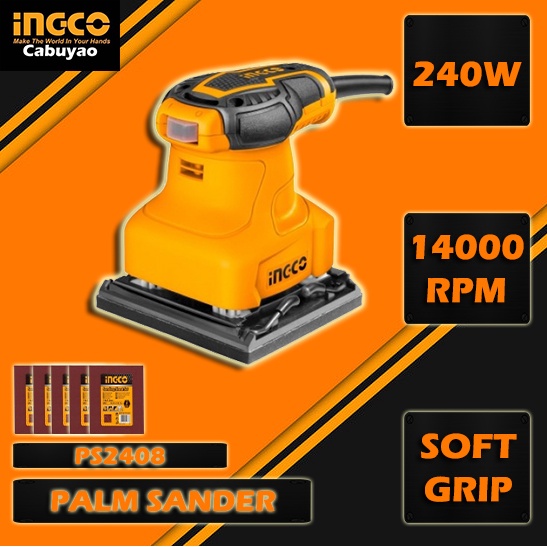 Ingco Palm Sander 240W PS2408 Shopee Philippines