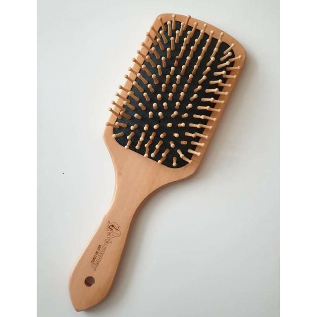 heated paddle brush