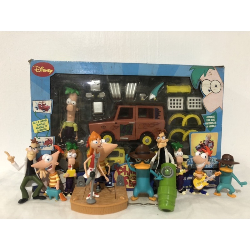 Phineas And Ferb Action Figure Set Pre Loved | Shopee Philippines