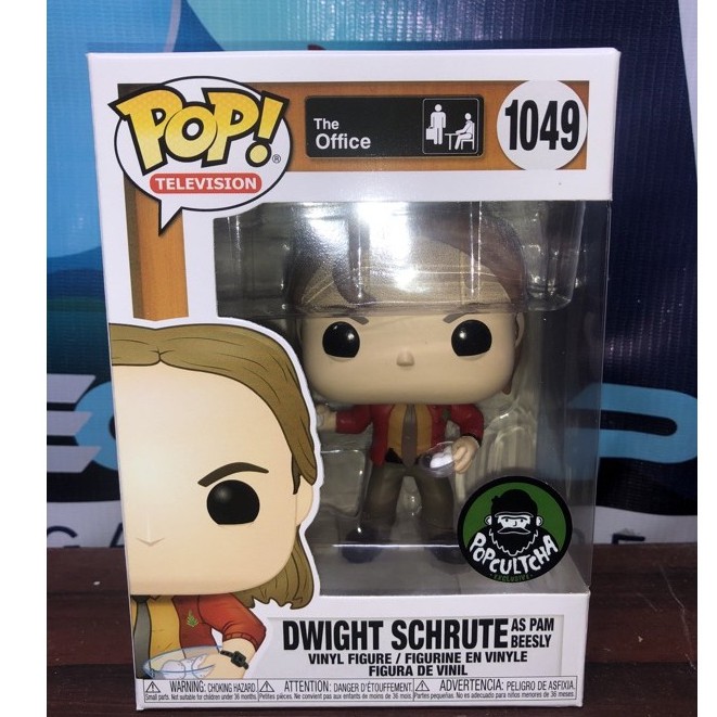 dwight schrute as pam beesly funko pop