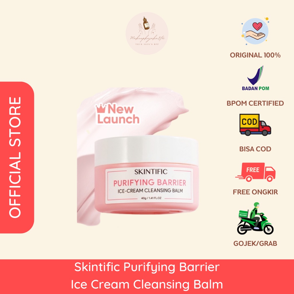 Skintific Purifying Barrier Ice Cream Cleansing Balm Shopee Philippines