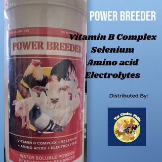 Power Breeder Vit. B-Complex + Selenium + Amino Acid + Electrolytes 1kGS/For Animals/