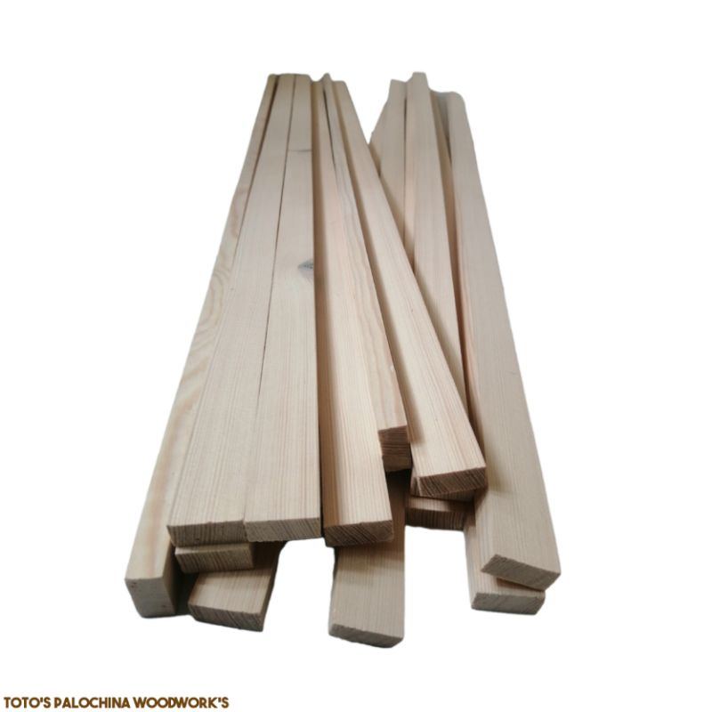 Palochina Wood Strips 1 2 X 1 X 3ft 9 Pcs Shopee Philippines