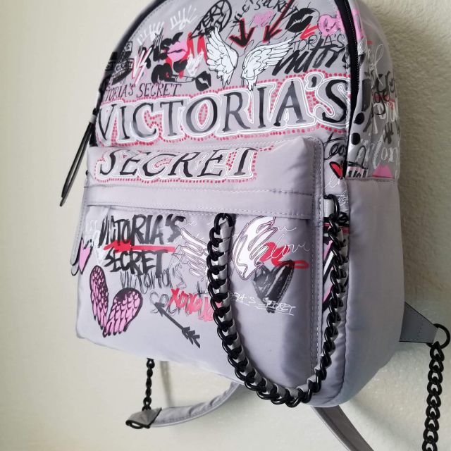 victoria secret graffiti backpack