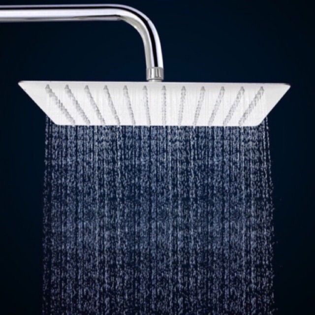 Square Rainfall Shower Head With Shower Pipe Shopee Philippines