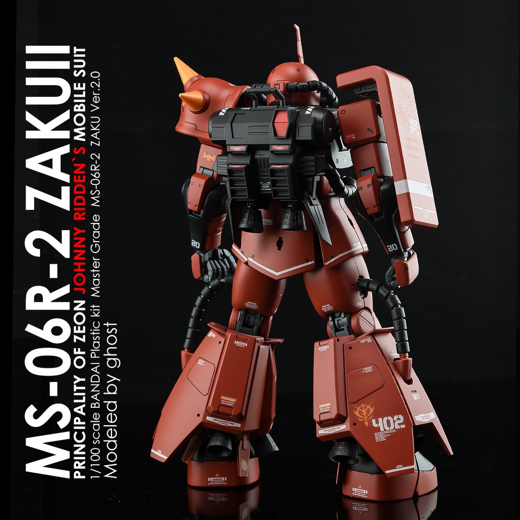 Water Decal Stickers for Bandai RG 1/144 MS-06R-2 Johnny Ridden's Zaku II Gundam Water Decal Stickers for Bandai RG 1/144 MS-06R-2 Johnny Ridden's Zaku II Gundam