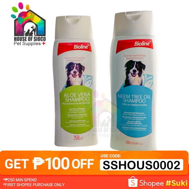 bioline dog shampoo