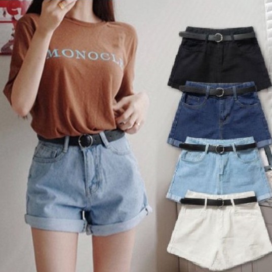 loose jean shorts