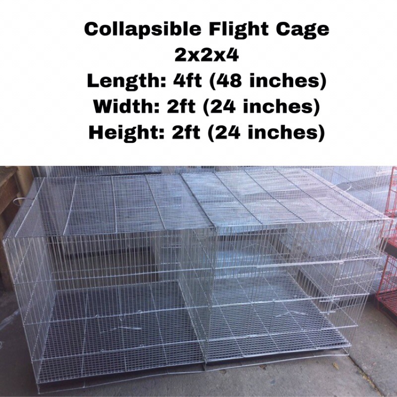 Flight Cage 2x2x4 Collapsible *READ DESCRIPTION BELOW* Shopee Philippines