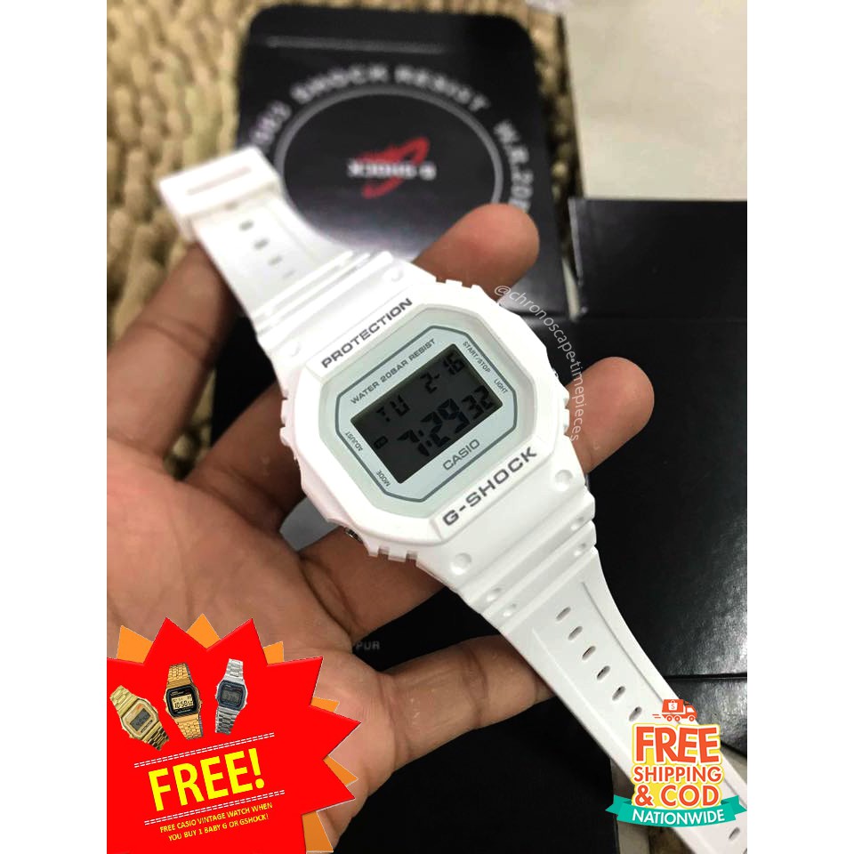 CASIO GSHOCK OEM D5600 WHITE AUTOLIGHT JAPAN Shopee Philippines