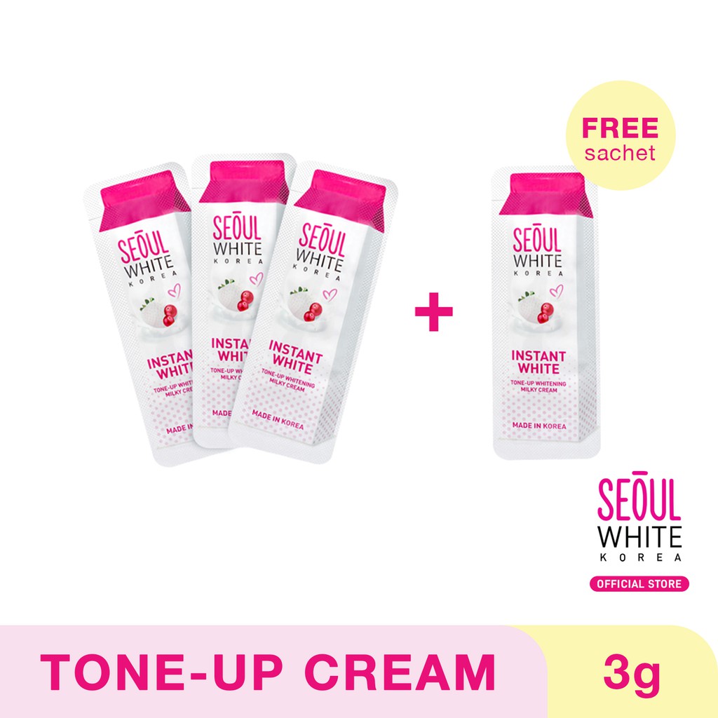 Seoul White Korea Instant Whitening Cream For Face ToneUp Milky Cream