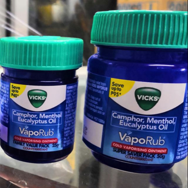 vicks vaporub 18 month old