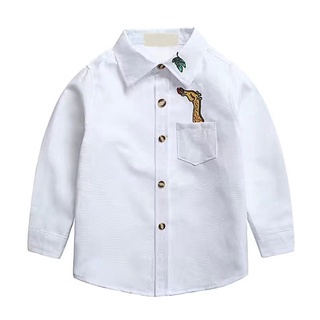 Soffny Boy Formal Shirt Long Sleeve Casual Regular Baby Boys Shirts  Polo Baby Shirt  Kids Polo Kids Shirt  Boy Shirt #4