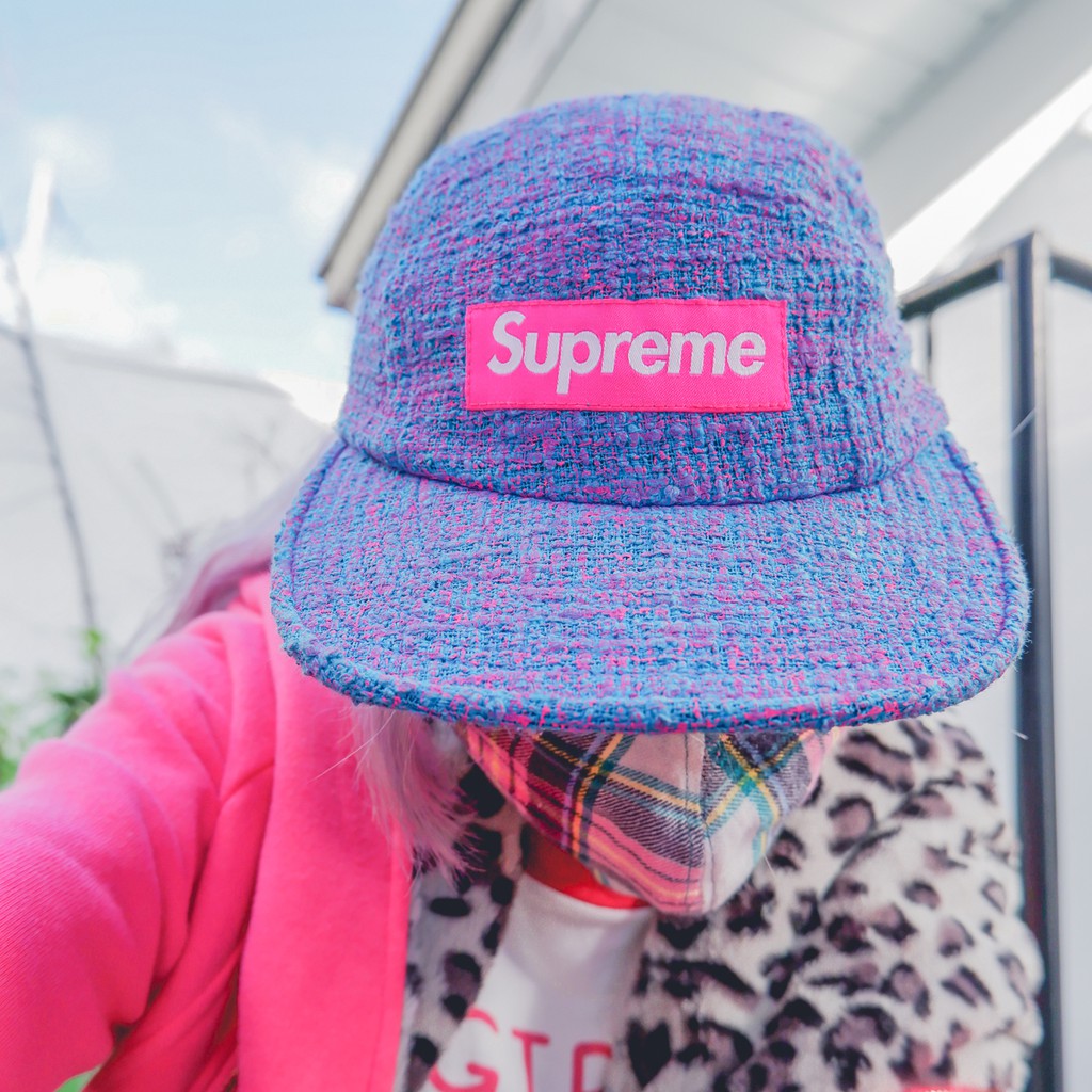 Supreme Ribbon Boucle Camp Cap | www.fleettracktz.com