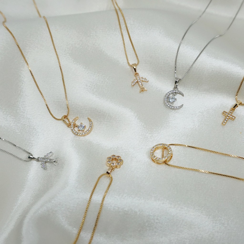 Minimalist Necklace Collection Shopee Philippines
