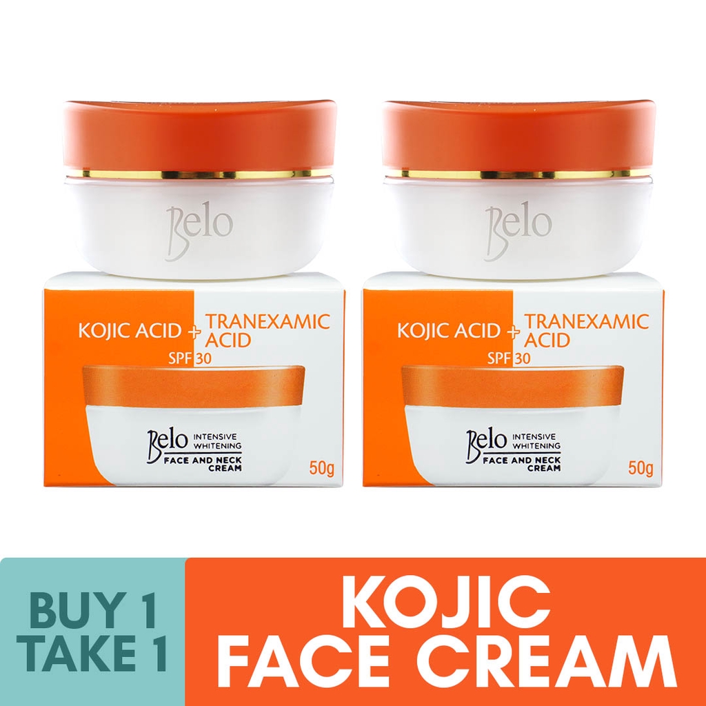 Belo Intensive Whitening Face & Neck Cream Spf30 50g Buy 1 Take 1 Shopee Philippines