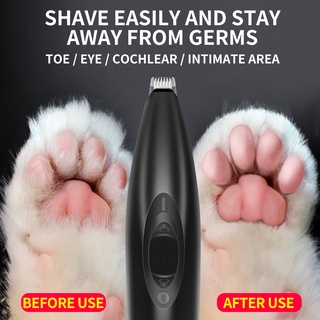 Electric Pet Clippers Cats Dog Foot Hair Trimmer Pet Paw Hair Clipper Shaver Grooming Machine
